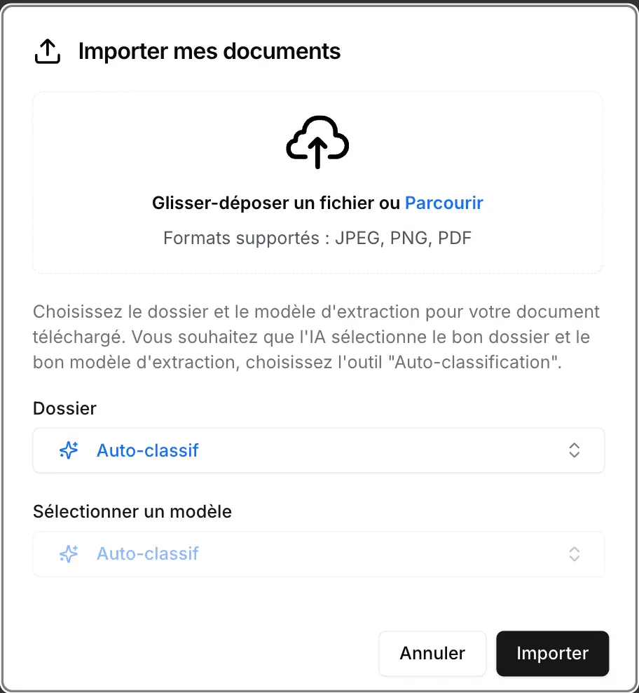 Importer mes documents app koncile