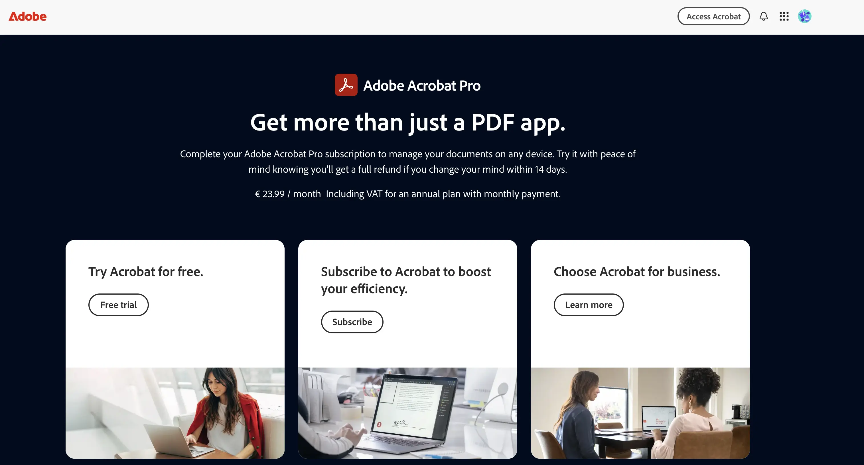 Interface Adobe