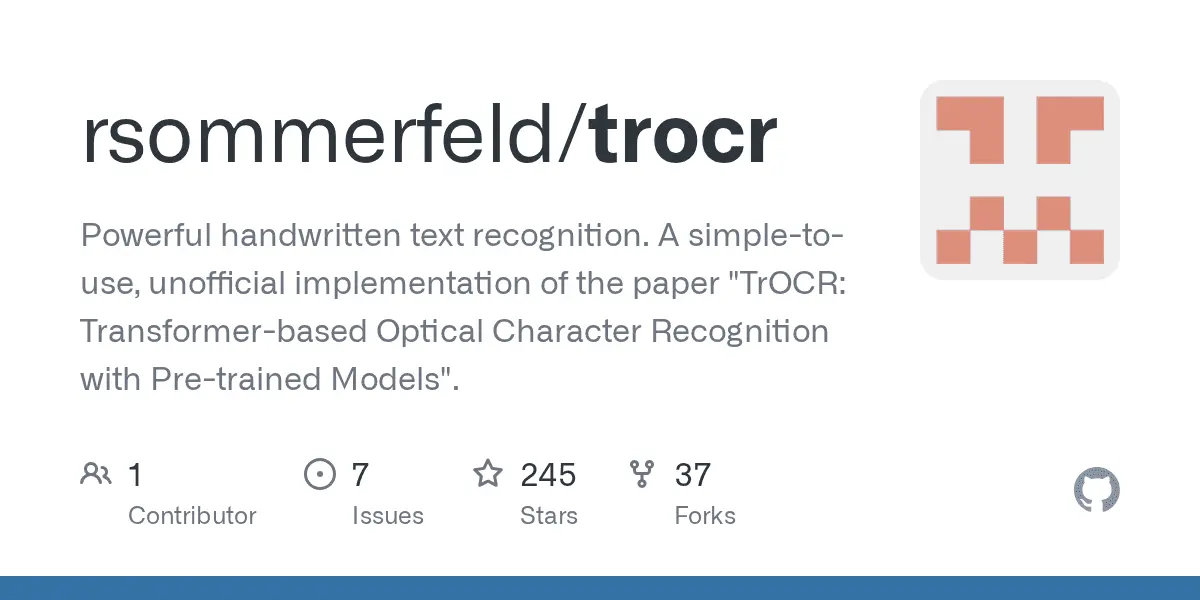 Logo TrOCR