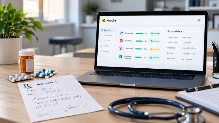 Comparatif de conformité HIPAA pour cinq outils OCR santé